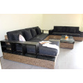 High Standard Wicker Furniture Water Hyacinth Sofa Set for Indoor Living Room